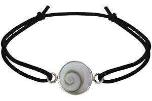 LES POULETTES BIJOUX - Bracciale Elastico Occhi di Santa Lucia Tondo Argento 925