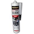 BLACK HIGH TEMPERATURE SILICONE ADHESIVE SEALANT 300 ml HEAT RESISTANT 300'C "liquid gasket" new