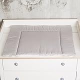 Puckdaddy Stern grau Wickelauflage, Wendeauflage 2-seitig - 2