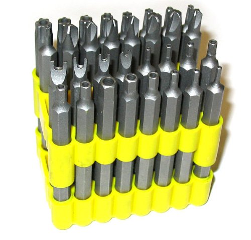 Bit-Set 32 Stk 75mm lang Torx Innensechskant Hex