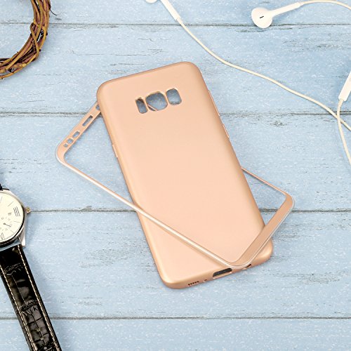 Funda Samsung Galaxy S8 Plus   ivencase Carcasa TPU Gel Silicona Suave Flexible Tapa Anti-rasgu  os Case Cover para Samsung Galaxy S8 Plus - Oro