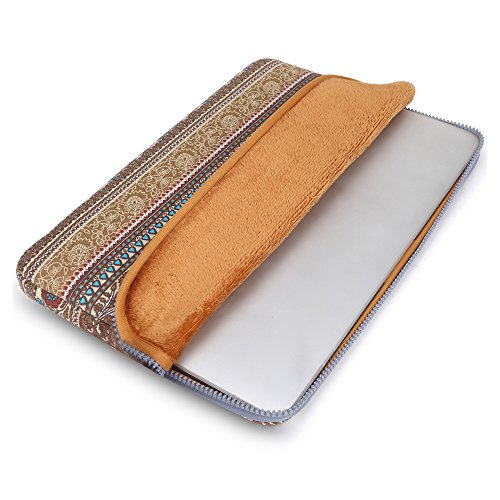 Coodio® ShockProof 30,5-31,8 cm (12-12.5 Zoll) Laptophülle Notebooktasche Schutzhülle Hülle Sleeve Tasche für Apple Das neue MacBook 12 – Bohème Blume - 2