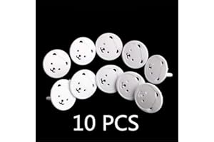 BOENTA Cache Prise Electrique Cache Prises Bebe Couvercle De La Prise De Puissance pour Enfants Épaissie Modèle d'ours Rond Bébé Anti-Batterie De Sécurité Prise Couvre 10pcs Blanc