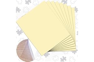 ENYACOS 16 Super Puzzle Kleber Transparent - Puzzle Saver Folie Selbstklebend - Optimal für 2 x 1000 Teile oder 4 x 500 Teile (8 Stück)