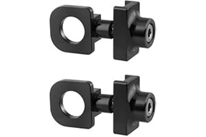 IUSOT Set di 2 tendicatena per bicicletta in lega di alluminio, per biciclette single-peed, tendicatena per BMX e Fixie Bikes, colore per una tenuta stabile della catena