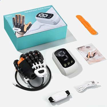 Hand Funktion Rehabilitation Roboter Handschuhe, Hand-Therapie-Handschuh, Finger Rehabilitation Training Roboter Handschuhe, Schlaganfall Hemiplegie Rehabilitation Handschuh Drogerie & Körperpflege