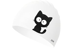 JIAHG Süße Badekappe Bademütze Kinder Mädchen Jungen Silikon Badehaube Schwimmen Hut (100% Silikon, elastisch, rutschfest)