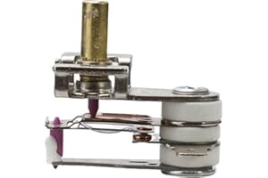 CARPANGO Interruttore di temperatura regolabile, termostato bimetallico KST168, ideale per cuociriso, ferri da stiro elettrici e friggitrici