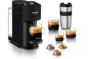 Nespresso De'Longhi Nespresso Vertuo Next ekspres do kawy, ENV120.BM, czarny matowy, czarny matowy