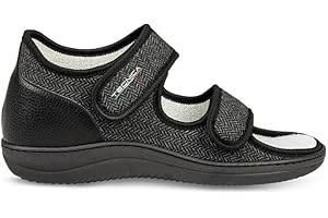 EXTRO STYLE - Sandali Ortopedici Donna e Uomo, Tecnica 11, Per Fasi Post Operatorie, Piede Reumatico, Vasculopatie e Metatarsalgie, Sandali Antiscivolo Con Plantari Estraibili, Grigio