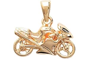 NKlaus Massif Biker Moto Chaînes Pendentif détaillé doré 19x11mm Hommes 5060