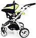 i-Safe System - Lime Trio Travel System Pram & Luxury Stroller 3 in 1 Complete With Car Seat