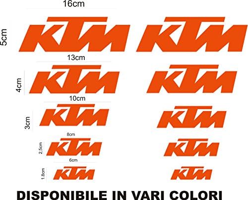 Stickers ,adesives ,,KIT 10 KTM STICKERS MISCELLANEOUS MEASURES,,