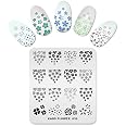 KADS Nail Art Stamping Platten Set – Schablonen Für Nageldesign, Inkl. Halter, Für Profis & Anfänger