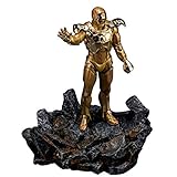 Titan Hero Series. SSRS Avengers Creative Gift Edición de coleccionista Iron Man Modelo Juguete Oro Adornos de Oficina de Mano