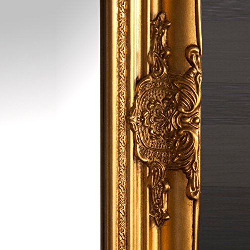GROßER BAROCK WANDSPIEGEL „ALESSANDRO“ eleganter Spiegel goldfarben 185 cm - 3