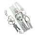 Produktbild DAY.LIN Armband Damen Armbänder 1PC Unendlichkeits-Liebes-Herz-Perlen-Freundschafts-Antike-Leder-Charme-Armband (H)