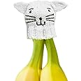 NANA HATS Banana Preserver | Keep Bananas Fresher for Longer | Includes Standard Size BPA-Free Silicone Cap with Magnet | Cat