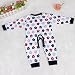 Koly Baby Kids Boy Girl Infant Romper Jumpsuit Bodysuit Cotton Clothes (0-3M, Dark Blue)