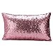 Produktbild Hot Sale. 30 x 50 cm Kissen Fall, ninasill exklusiven Fashion Pailletten Sofa Bett Kissenbezug Home Dekoration Festival Casual rose