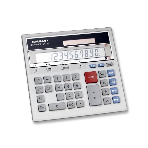 SHRQS2130 - Sharp QS-2130 Compact Desktop Calculator