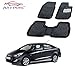 Auto Pearl - Premium Quality Car 4D Croc Textured, 2 Rows Black Mats For - Hyundai Verna Fluidic RS.1499.00