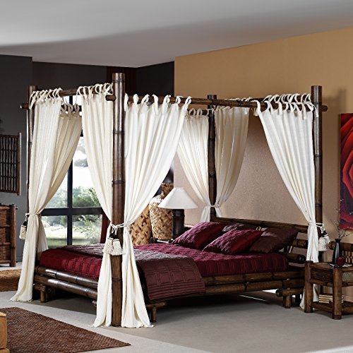 Bambus Himmelbett TABANAN negra 180x200