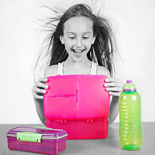 Sistema Slimline Quaddie Lunchbox, blau - 3