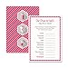 Produktbild Babyparty Baby Shower Spiel-Set 8 Stück Der Preis ist Heiß mädchen rosa pink Partyspiel Quiz Spiel Deko Party Karte Geschenk Spielkarte Artikel von Mia-Félice Decorations