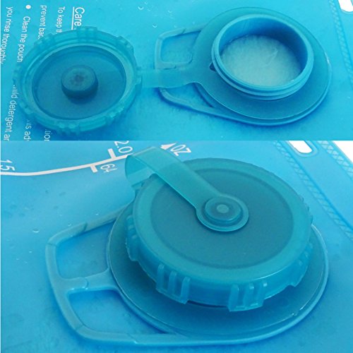 BTR Trinkblase oder Trinkbeutel mit 2 Liter Fassungsvermögen, hergestellt aus TPU (Thermoplastic Polyurethanes), ohne Verwendung von BPA - 7