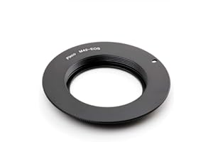 Pixco Lens Adapter Suit for M42 Lens to Canon EOS Camera (Black) 80D 1300D 1DX Mark [II/I] 760D 750D 5DS(R) 5D Mark III 5D Mark II