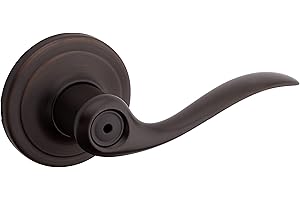 Kwikset Tustin Privacy Door Lever Handle for Bedrooms and Bath in Venetian Bronze