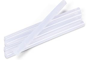 XCZYN Mini barras de pegamento caliente de 7 mm x 100 mm, 1 paquete, 50 piezas, transparentes para la mayoría de pistolas de pegamento termofusible pequeñas, perfectas para proyectos de manualidades y