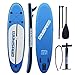 Produktbild LINGJUN SUP Board Set Stand Up Paddleboard Surfboard Surfbrett aufblasbar Inflatable Wellenreiter 305*75*15CM(DE Stock