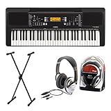  Yamaha 363 Keyboard Set I con soporte y auriculares