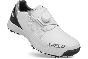 YOUNGTIE Scarpe da golf da uomo, impermeabili, con punte, scarpe da golf sportive, da donna, da uomo e da esterno, casual