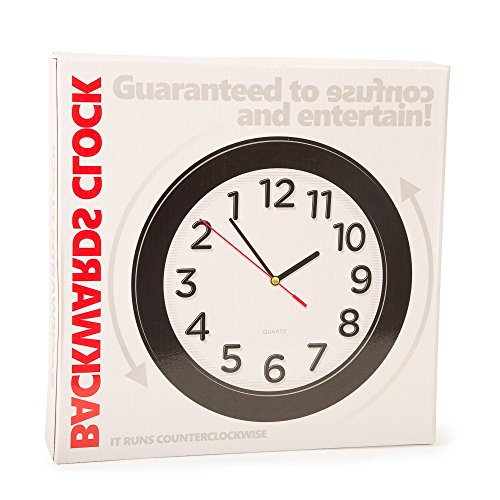Preisvergleich Produktbild Unbekannt Funtime Rückwärts Uhr, Schwarz
