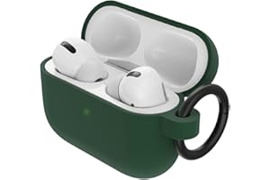 OtterBox Soft Touch Headphone Case for AirPods Pro (1st gen 2019), Shockproof, Drop proof, Ultra-Slim, Scratch and Scuff Protective Case for Apple AirPods, Includes Carabiner, Green