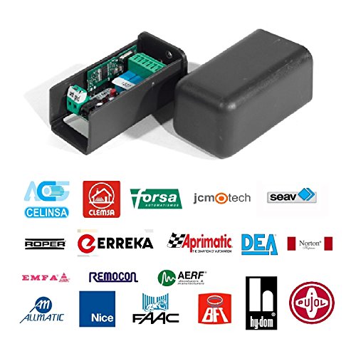 RECEPTOR UNIVERSAL 500 USUARIOS y 2 canales 433MHZ PARA PUERTAS AUTOMATICAS DE GARAJE