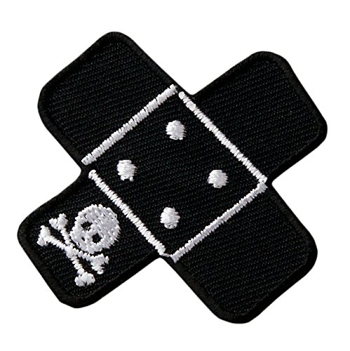 Mono-Quick 309 Aufbügelbilder Piraten, 8-er teilig, Piratenmotive, Polyester, Stickerei, 3.0 x 3.5 cm bis 7.0 x 10.0 cm - 3