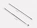 1 Set of Silver Professional Remove Blackheads Pins and Earpick Stainless Steel Straight/ Bend Acne Tweezers Curved Blemish Extractor Tool With Black Zipper Bag for Ear Cleaning Service and Acne Zit(8Pcs)