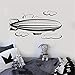 Produktbild zzlfn3lv 56 * 104cmAirship Cloud Vinyl Wandaufkleber Dekor Kindergarten Kinderzimmer Wandtattoo In verschiedenen Farben erhältlich Tapete Design Wandbild