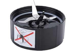 PILIPANE Cuchillas cruzadas y planas con juntas de goma, piezas de repuesto adecuadas para Magic Bullet 250W, pieza de repuesto de cuchilla para mezclador Magic Bullet,
