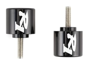 YJS Moto Contrapesos Terminales Para Manillar CNC para Yamaha YZF-R1 1998-2012 SPB019