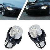 Alta calidad LED Epistar THG 6000K Diamante Blanco 6W LED Angel Eyes Luz para E90 E91 Serie 3