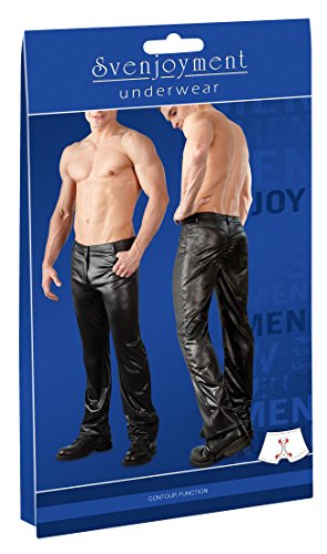 Preisvergleich Produktbild Svenjoyment Herren Hose Lack schwarz L
