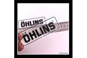 TERAM LOISIRS OHLINS - 2 adesivi adesivi per forcella, ammortizzatore, moto, Quad Cross