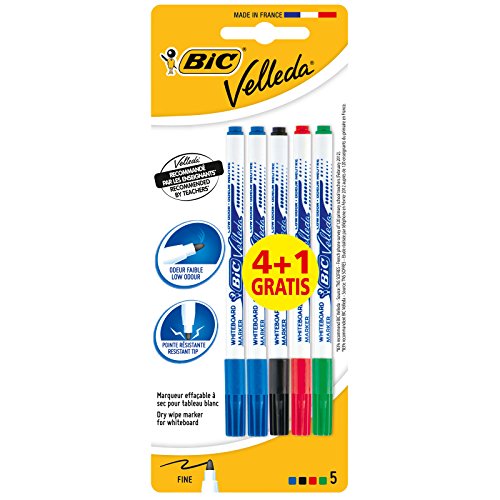 Book's Cover of BIC Velleda 1721 Feutres Effaçables à Sec  Couleurs Assorties Blister de 41