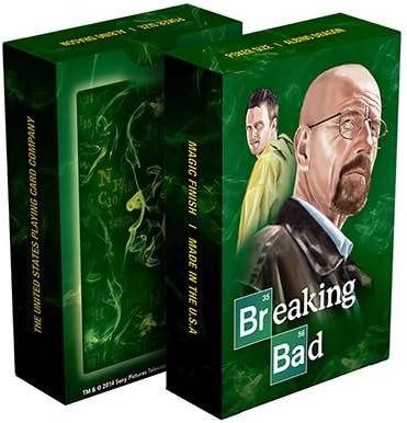 Murphys Magic Breaking Bad Playing Card (Green), Cool Collectable Cards, Custom Design Decks, Cards For Magicians, Designer Deck
