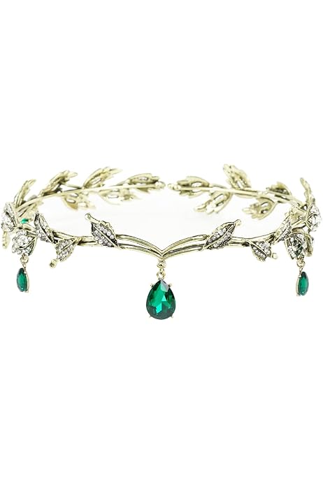 Diadema De Cuernos Blancos Con Hojas Verdes - Corona De Elfo O Hada Del Bosque Hecha A Mano Para Disfraces, Halloween, Fiestas Y Cosplay Diadema De Cuernos Blancos Con Hojas Verdes - Corona De Elfo O Hada Del Bosque Hecha A Mano Para Disfraces, Halloween, Fiestas Y Cosplay